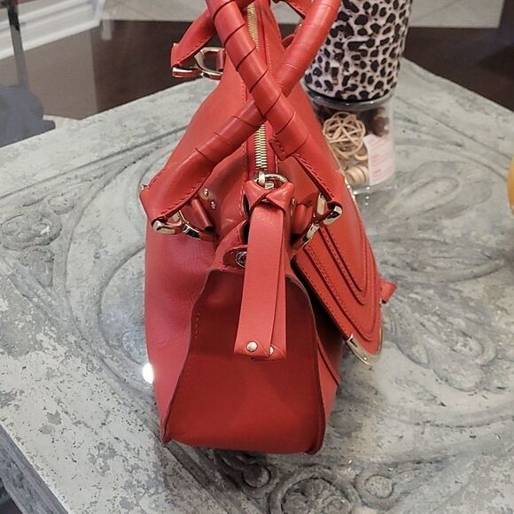 CHLOE MARCIE RED SATCHEL - Picture 8 of 16